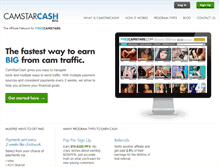 Tablet Screenshot of camstarcash.com